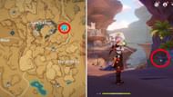 Location of 11th Mysterious Clipboard entry (Image via HoYoverse)